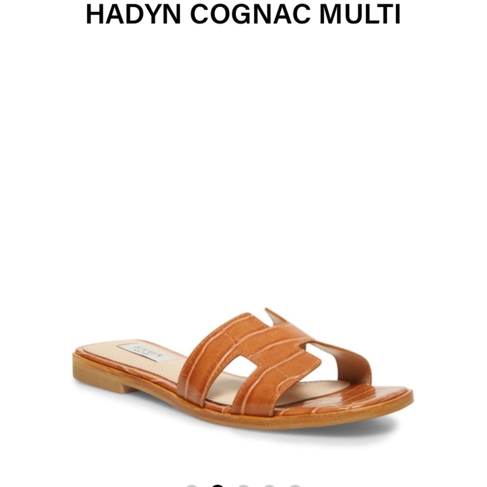 Steve Madden haydn cognac multi sandal